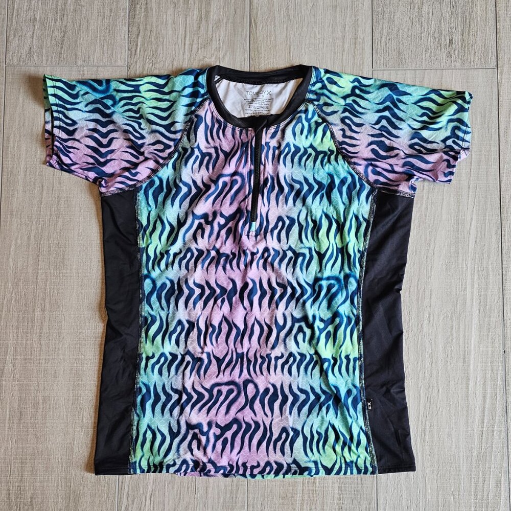 TomboyX - Swim Rash Guard Cap Sleeve - Head Over Eels